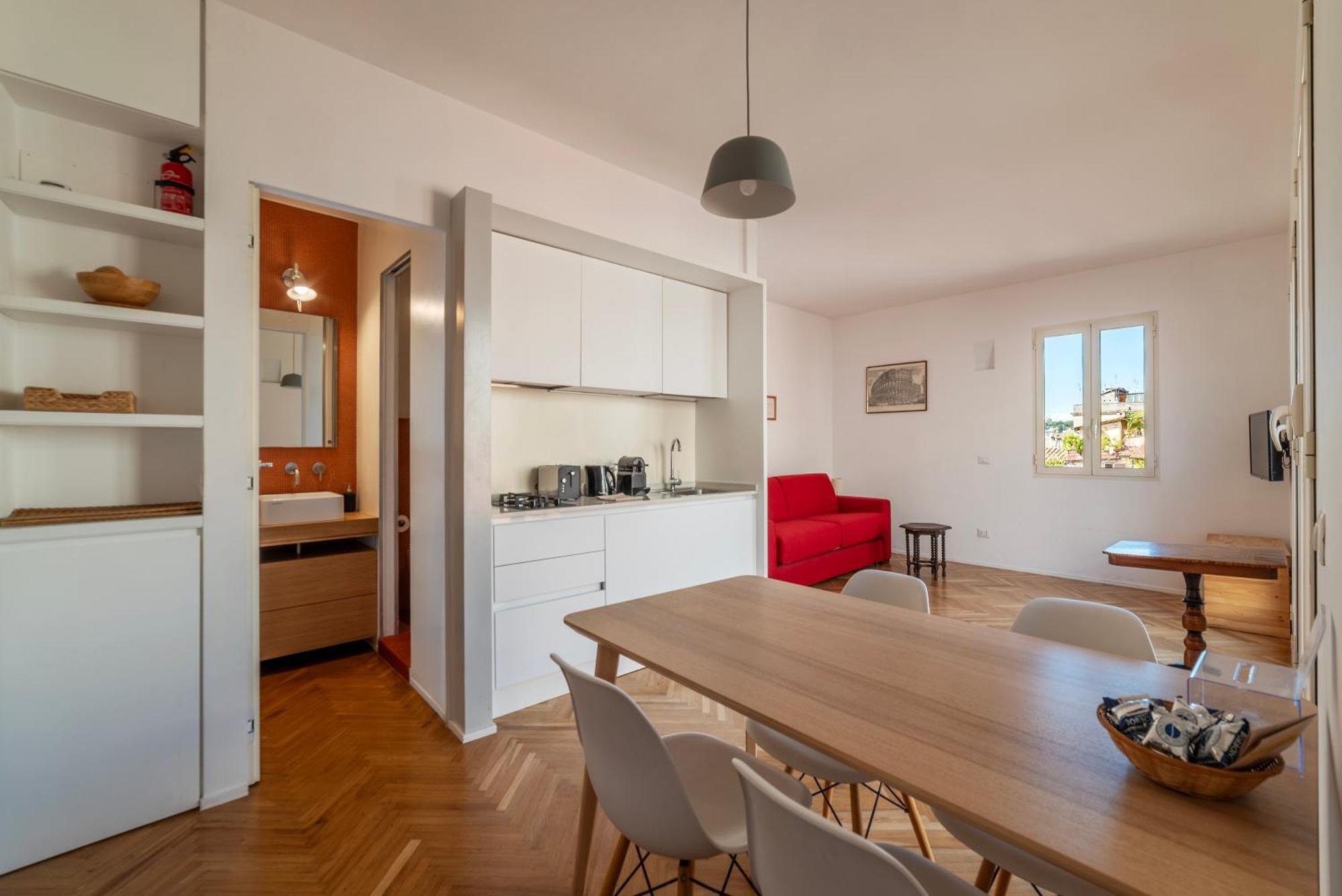 Apartment With Terrace In Via Del Pellegrino - FromhometoŘím Exteriér fotografie